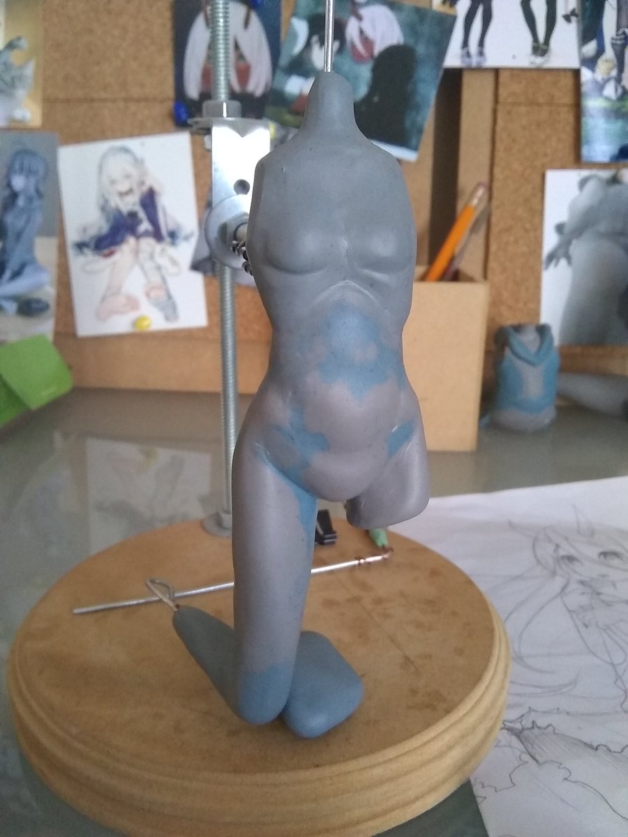 ElJoey_Designs's tweet photo. Work in progress making a kid Zero Two figure
#WIP #PolymerClay #sculpting #DARLINGintheFRANXX https://t.co/tLmbzAiZ5F