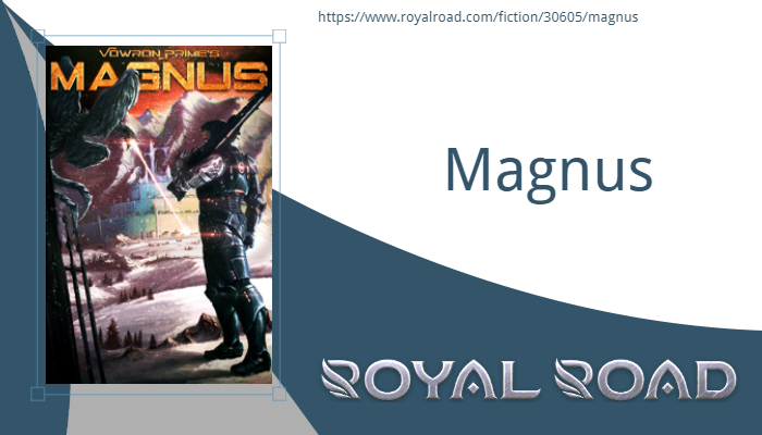 royalroadl's tweet photo. Read Magnus on Royal Road!
https://t.co/3pgsO3IIcz
#Ongoing #Original #Action #Adventure #Fantasy #SciFi #AntiHeroLead #Grimdark #LitRPG #Magic #MaleLead #PortalFantasyIsekai #StrongLead https://t.co/CKYdmYhjrX