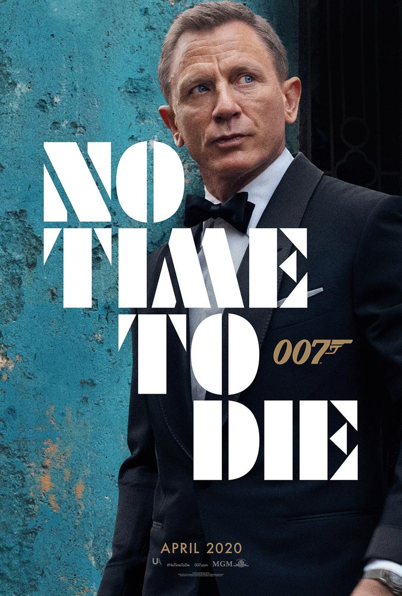 Only 171 days until the world premiere of #NoTimeToDie on November 12, 2020!  #JamesBond