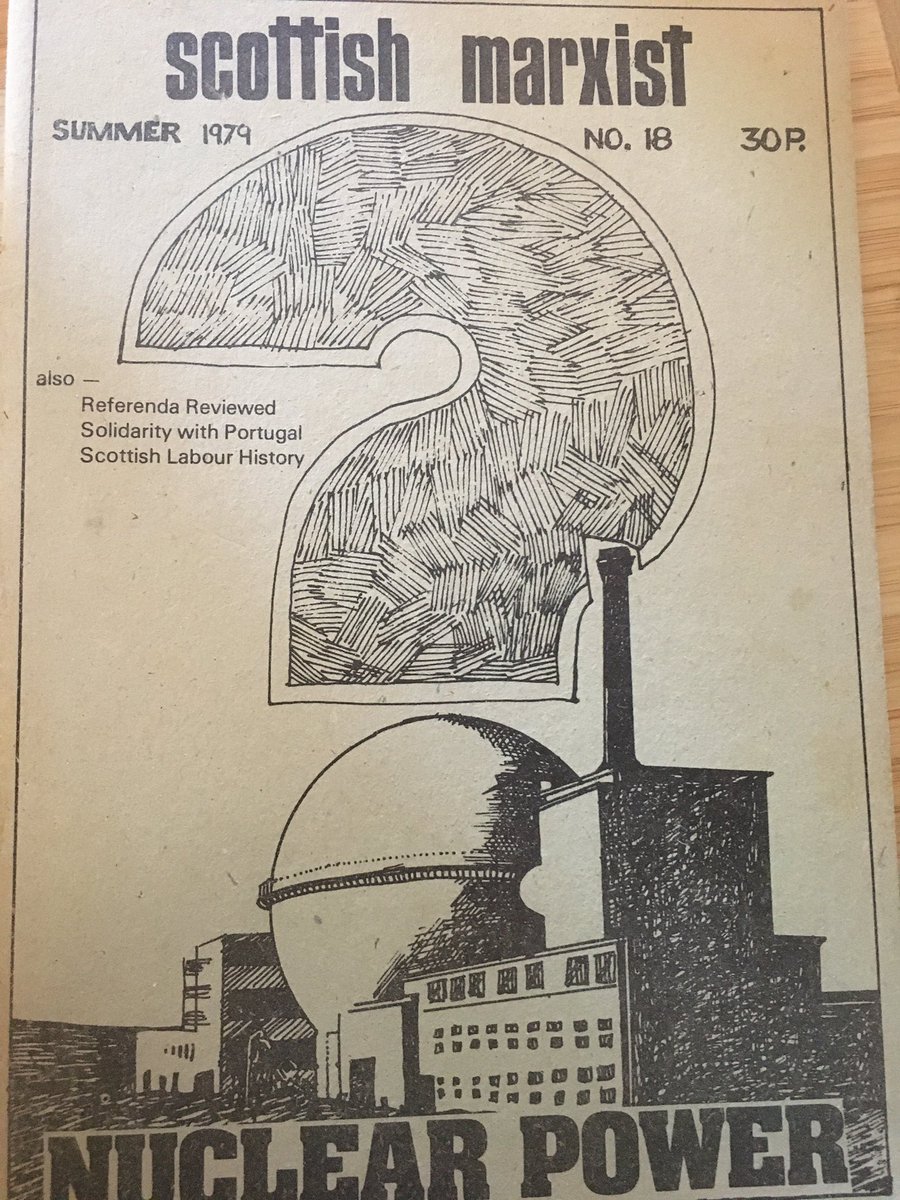 The edition that reflected on the fallout from the 1979 devolution referendum again had an energy theme. A nuclear reactor forms a question mark over whether it’s an economically or ecologically sound method of generation. Both sides were out forward in the magazine.