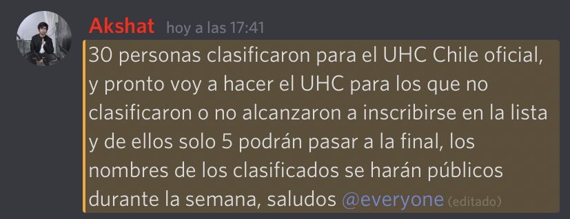 UHC Chile tweet media