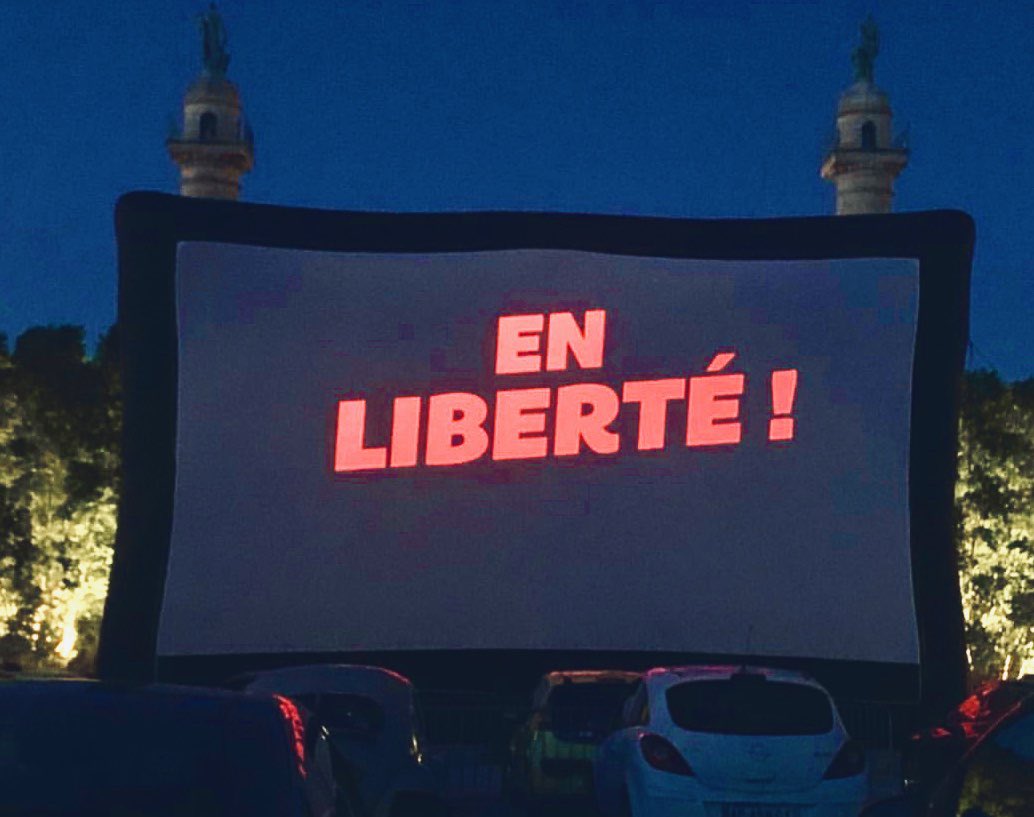 DriveIn_Fest's tweet photo. Ce soir, c’était la dernière séance du #DriveInFest avec le génial #EnLiberté !

Merci @mementofilms ainsi que tous les spectateurs.

Rendez-vous très bientôt pour les prochaines dates &amp; villes. https://t.co/cqEpSYCR3G