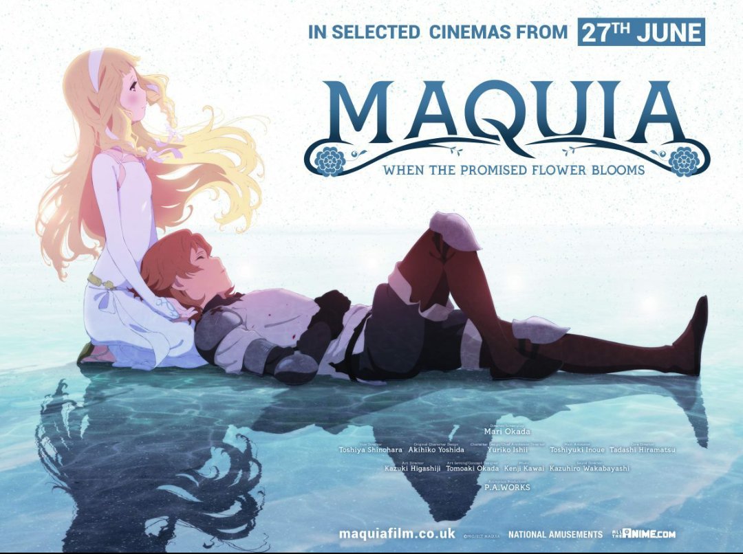 6) Favourite movie right now I think still has to be Maquia, an unpopular opinion I know, but Kon's Perfect Blue and Tokyo Godfathers are still really close up there, and I still can't decide which of them I like more.Favourite OVA is of course LOTGH. Was there ever any doubt?