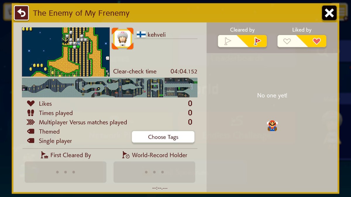 mario maker 2 level editor