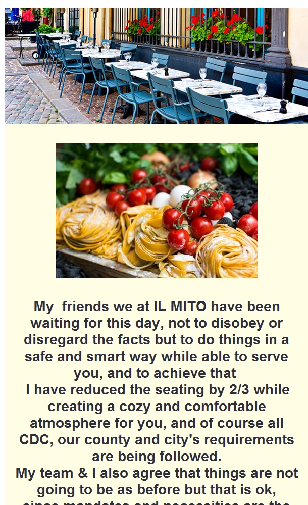 ilmitoEAST's tweet photo. Dine in at IL MITO https://t.co/AplIYLYnl4 https://t.co/1nzlDazKH6