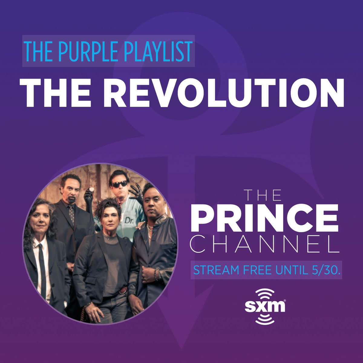 Last week to stream #HearMyPurple Playlist for free on SiriusXM! Press play and let the good times roll: siriusxm.us/TheRevolution 💜