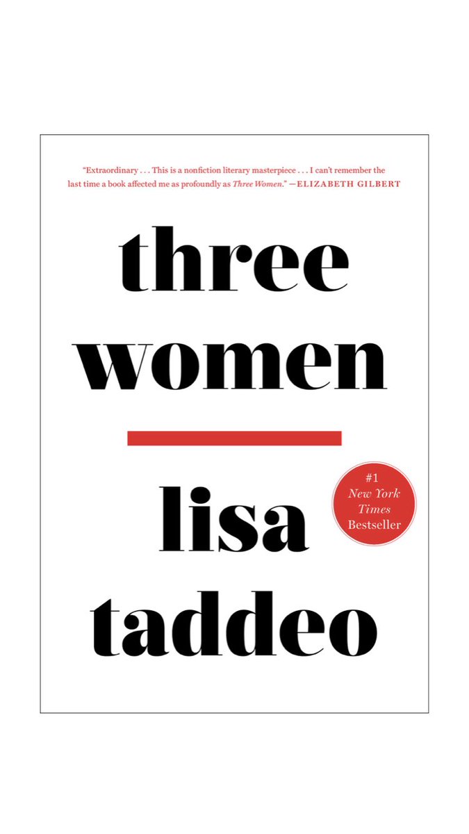 49/52Three Women by Lisa Taddeo. #52booksin52weeks  #2020books  #booksof2020  #pandemicreading