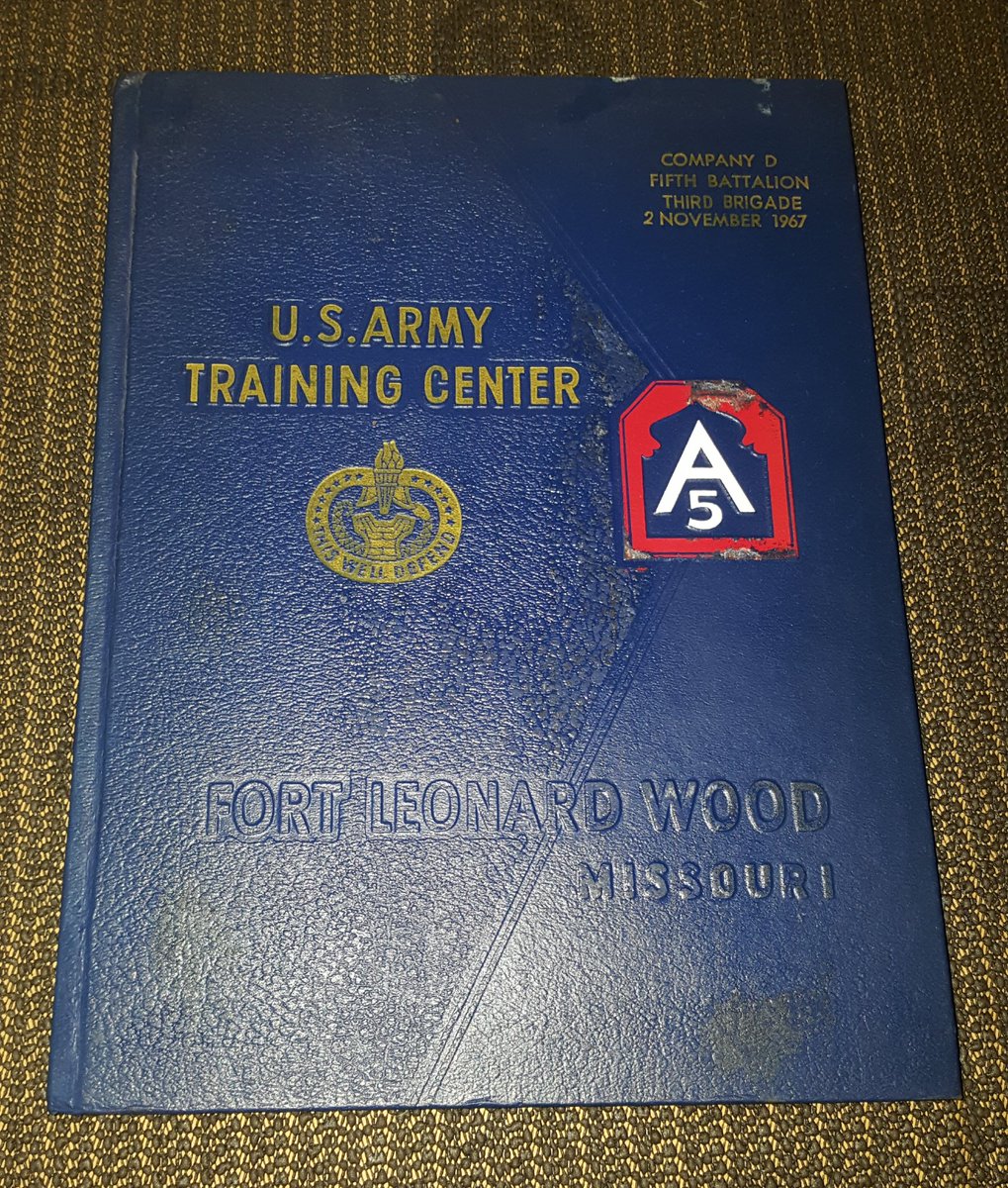 Yesterday I went to an estate sale and bought this book company d fifth battalion 3rd Brigade November 2nd 1967 basic training graduation class. Most of these guys probably went to Vietnam. Some did not come back. Photos below.