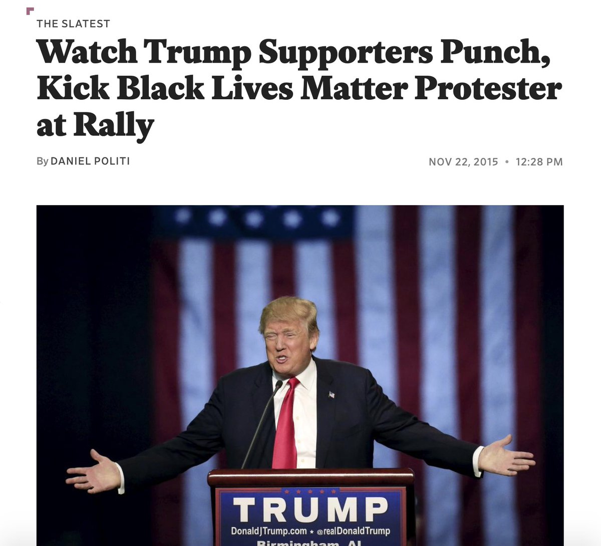 Trump has decried the Black Lives Matter movement and said he thinks they are “looking for trouble”.Meanwhile, he has increased the very policies that over-police, over-incarcerate, and destroy black communities.