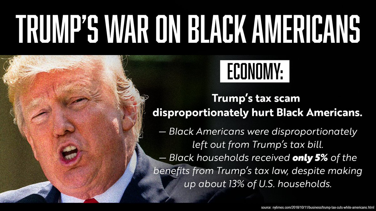  ECONOMYTrump’s tax scam was one of the first obvious indicators that the Trump administration was going to leave black Americans high-and-dry.