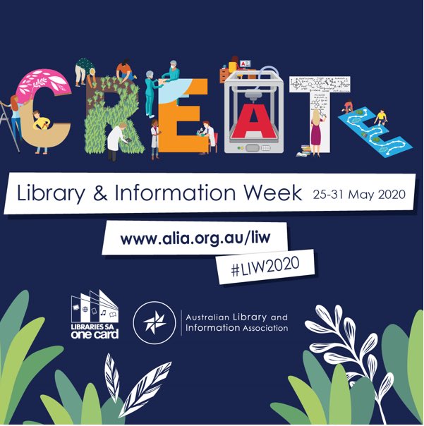 EmmyMBWilson's tweet photo. Nurture your creative side this @ALIANational Library & Information with SA Public Libraries’ digital collection
https://t.co/3GDau35lqB
#LibrariesSAOneCard #LIW2020 #CreateConnection #CreateInspiration #CreateDisruption #CreateSkills #CreateWhat #CreateCharacters #CreateFun https://t.co/vVeZJErAyH