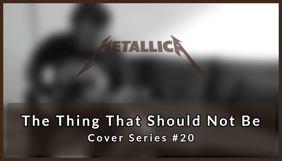 pobresdones's tweet photo. Bueno, les comparto la versión en Drop-D (pueden también ver la versión en re estándar en mi canal).
#metallica #guitar #rhythmguitar #cover #homenaje #tribute #coverseries #full #discography #fulldiscography #playthrough #masterofpuppets #1986 #dropd
https://t.co/t1isnbEvnG https://t.co/JU74t5NbDy