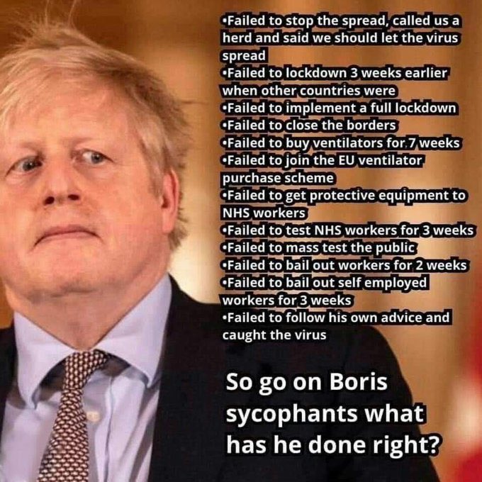 robabdul's tweet photo. #borisspeech well Boris put the British people under a bus for  Dictator #dominiccummimgs - sorry I meant aide!

"Do as I say not as I do"

#booforboris #HypocriteDom https://t.co/dV0cbH1xOf