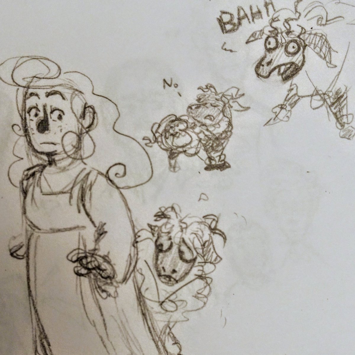 GeekWTGoggles's tweet photo. How the hell do sheep work
#StoryTime #originalcharacters #DragonsTeeth #Tacey #PrinceGus #Raina #BahRamEwe https://t.co/7rSxNWFEDk