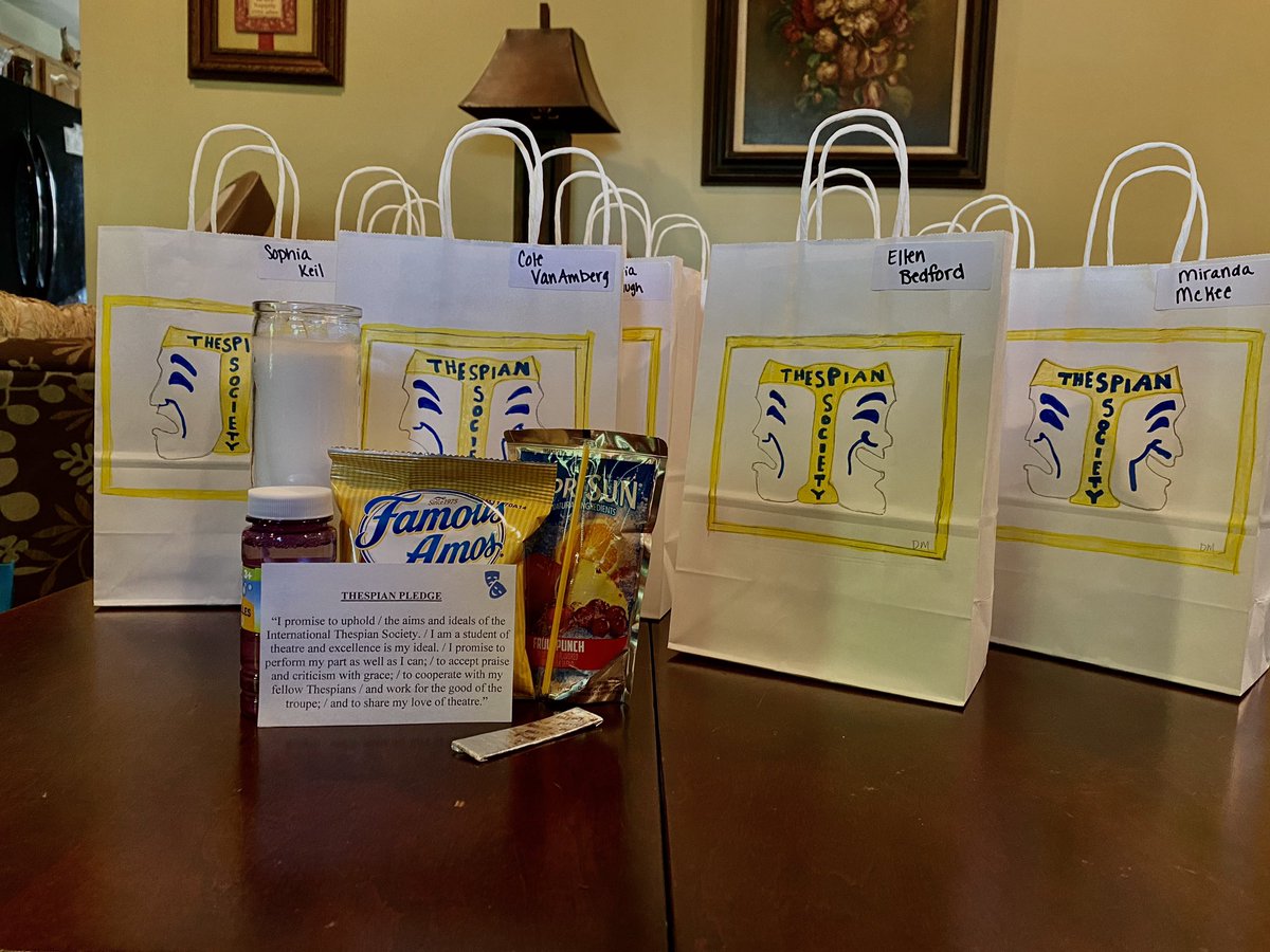 The Thespian Society Gift Bags are almost on their way! 🎭