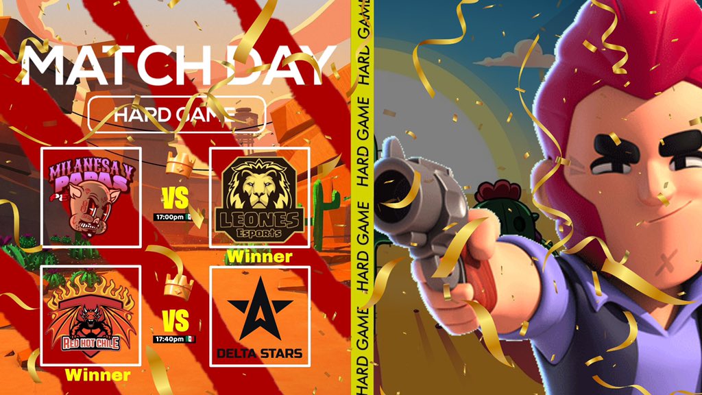 #WINNERSHGM | #BRAWLSTARS

¡YA TENEMOS A LOS 2 GANADORES MAS QUE PASARÁN A LOS 8VOS DE ESTA LIGA!
#HARDGAME🔥

👉<a href="/EsportsLeonesCR/">Leones eSports</a> 

👉@TeamRHC_BS 

¡CONGRATULATIONS!🥳