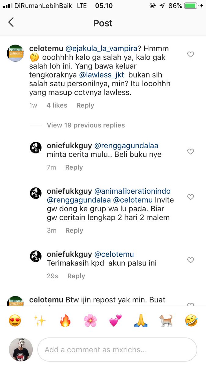 Tua di skena dapat apa? Gaya ngepunk doang? Attitude-nya gara dae bor?