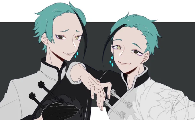 ??とチャイナ服
#ツイステ 