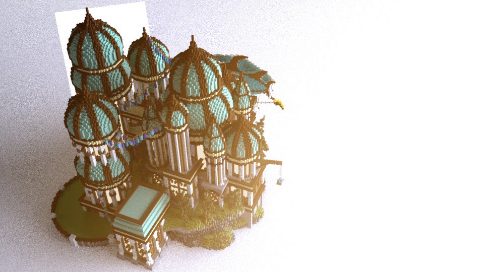 iDragein's tweet photo. Rendered an old build from bedrock edition. #minecraft #Minecraftbuilds #Minecraftpe https://t.co/9HSQnY0x3N