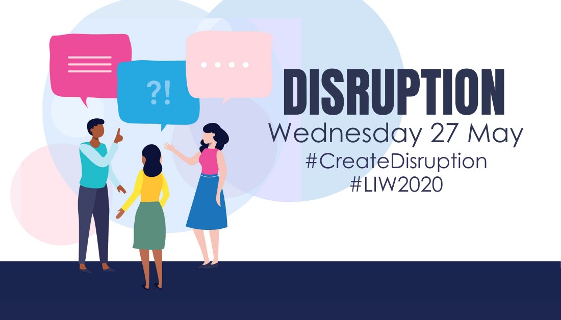 ALIANational's tweet image. How do you create DISRUPTION?

2020 has been disruptive! Show us what you’ve been up to during lockdown, or how digital disruption has affected your work

Are you the force of disruption working to make a change in our industry?

Show us today using #CreateDisruption and #LIW2020