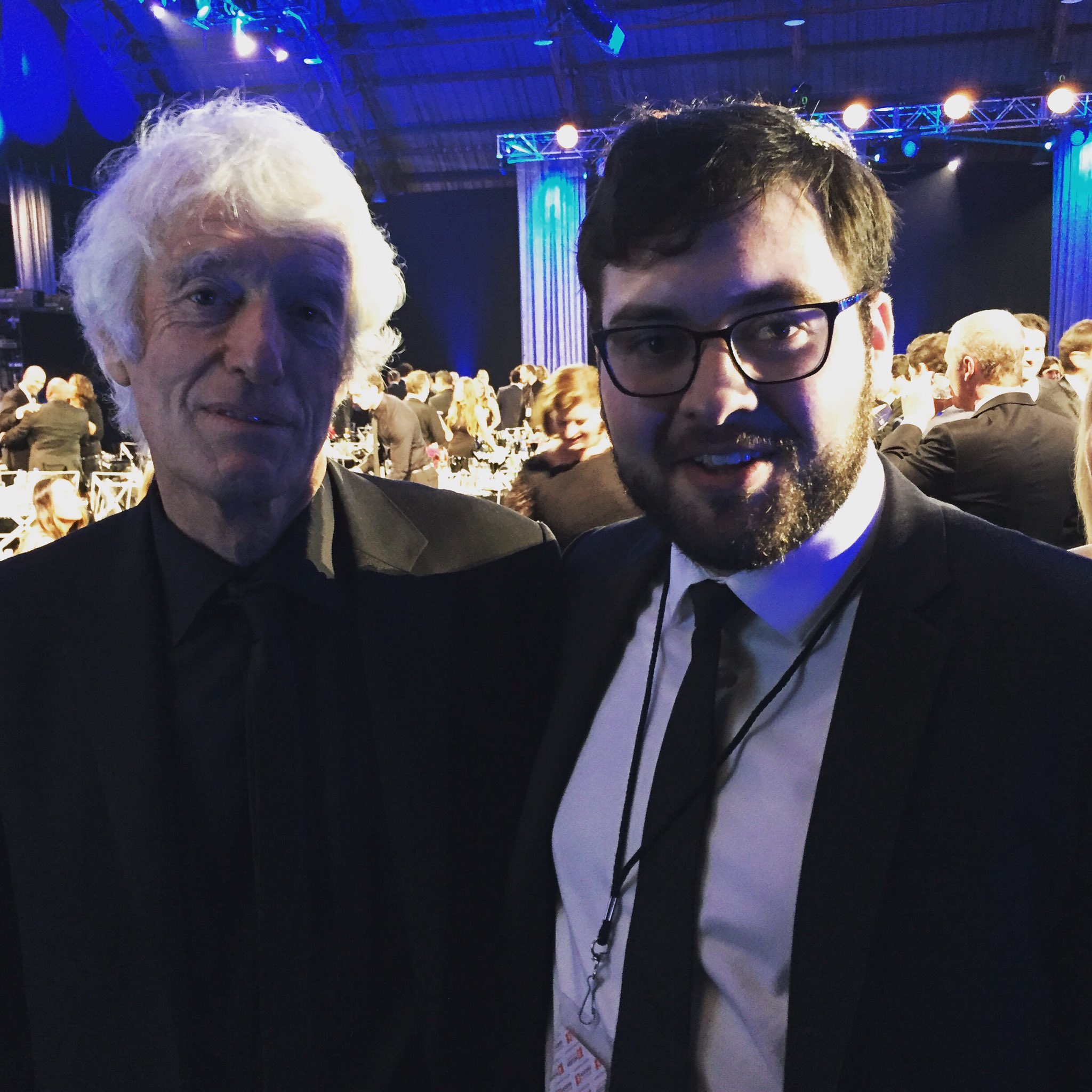 Happy Birthday, Roger Deakins! Ironically, this photo is poorly lit. 