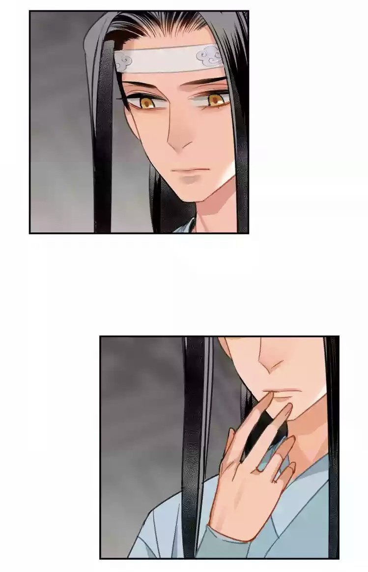 This week MDZS manhua newest chapter, Lan Zhan knows about the kiss..? ?❤ 