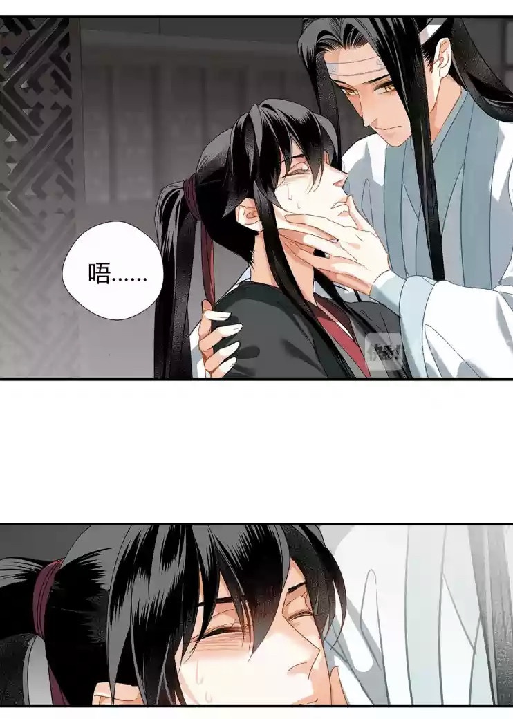 This week MDZS manhua newest chapter, Lan Zhan knows about the kiss..? ?❤ 