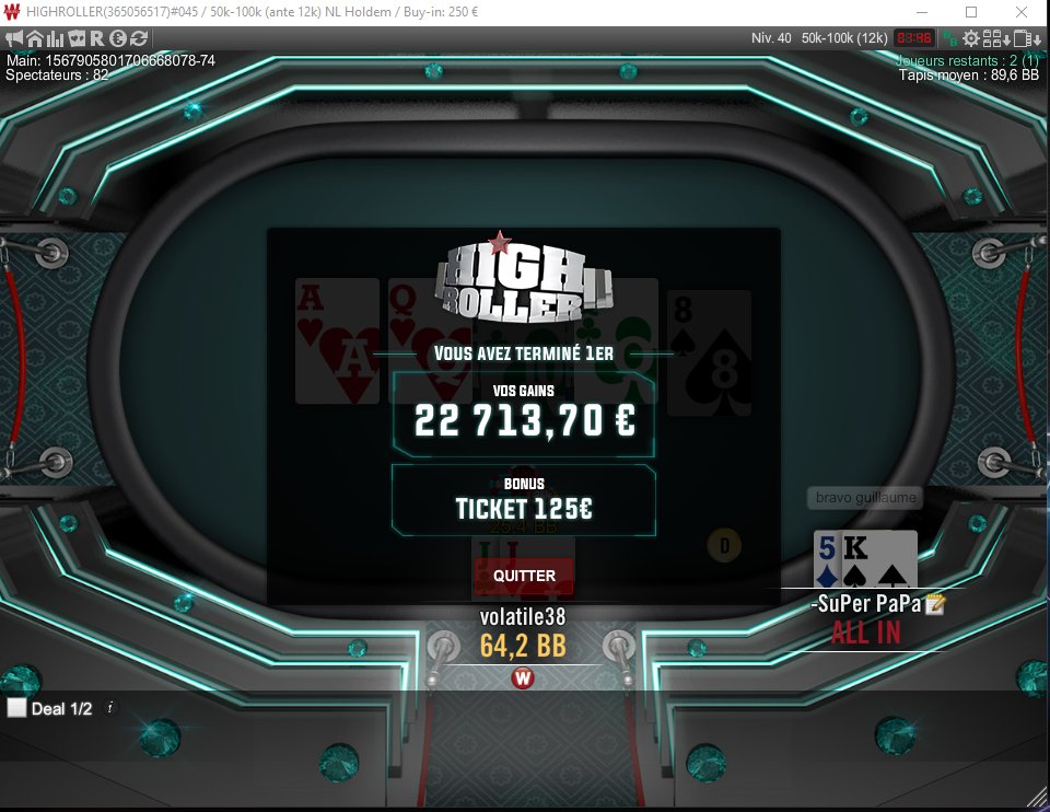 Shiiiiiiiip it😍💃💃 Il fait plaisir celui-la! <a href="/Winamax/">Winamax Poker 🔞</a>