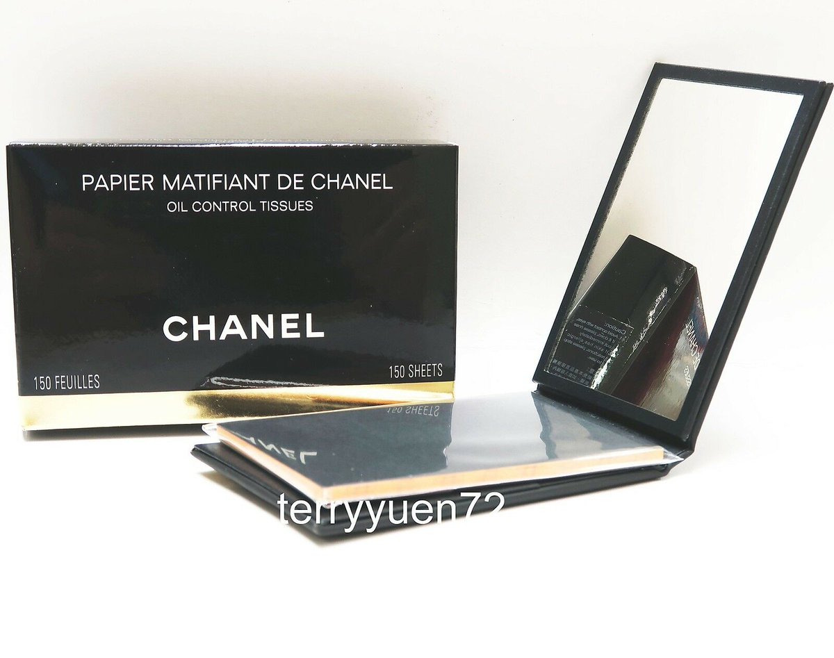 kokoshungsan.net on X: #Chanel #Oil #Control #Tissues #Papier #Matifiant  #Blotting #Paper #Folded #Case #Mirror    / X