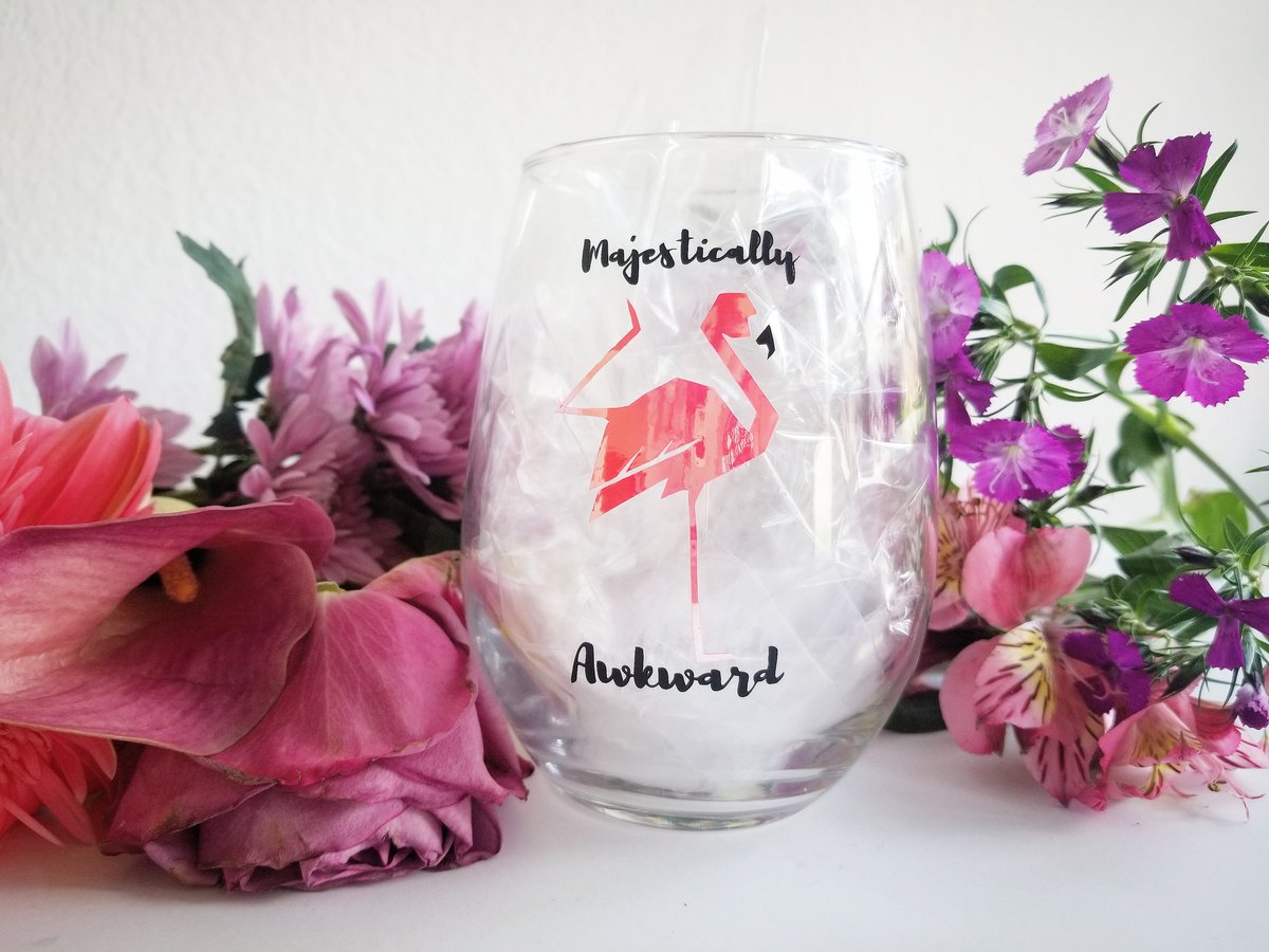 KynasKreations's tweet photo. Majestically Awkward
.
.
.
#wine #wineglass #flamingo #etsy #etsyseller #etsyshop #etsysellersofinstagram #majesticallyawkward https://t.co/YZoVMGVYOB