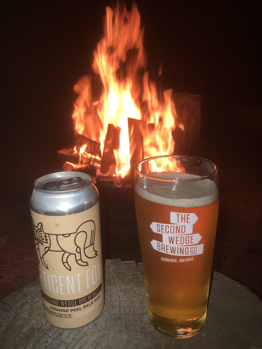 neiltowler1978's tweet photo. Campfire beer series #21 Another beer by @thesecondwedge that didn’t disappoint me👍 This reticent fox orange peel pale ale was absolutely fantastic🤘🔥❤️🍻 #craftbeer #ontariocraftbeer #ontcraftbeer #goodbeernoshit #goodbeerhunting #craftbeerlover #craftbeernotcrapbeer https://t.co/Tj2pDTsKt9