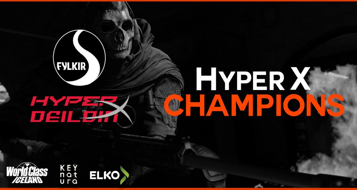 Tonight our COD Team was crowned HyperX League Champions. 

33 Maps played. 33 Maps won

💰Nice 800$ bonus for the boys.💰

🎉Best in ICELAND, congrats boys🎉