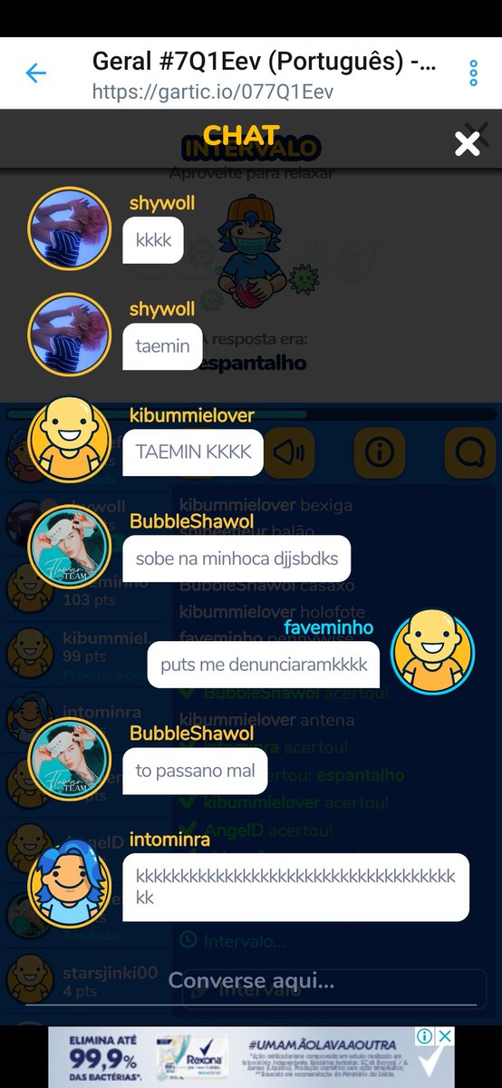 faveminho's tweet photo. momento histórico de quando o #TeamFlamer tava treinando gartic e eu tive que desenhar uma lacraia #ShawolDayOnline https://t.co/Z125WEOO1K