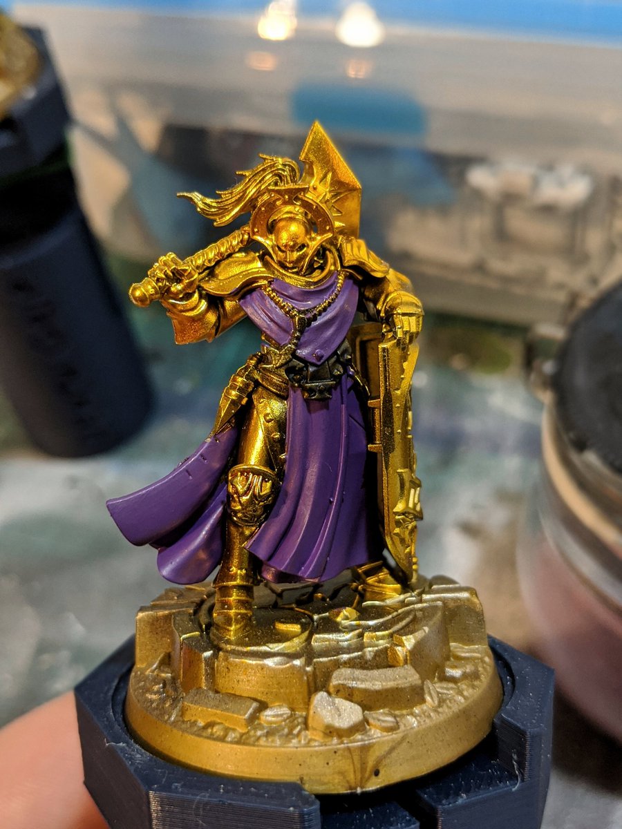 311props's tweet photo. Getting back to working on the Shiny Gold Stormcast Eternals.
#warhammer #ageofsigmar #stormcasteternals #shiny #gold #AlcladII #vallejo https://t.co/K53AkjVaWj