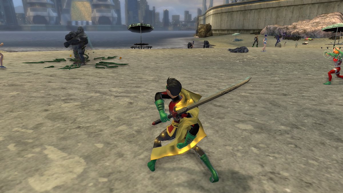 FlashDCUO's tweet photo. @BeastBoyDCUO_ Fighting evil Gorilla's is fun.

#Damiam #Robin #Outlaws #BeastBoy #DCUO https://t.co/dQW0UhtVz5