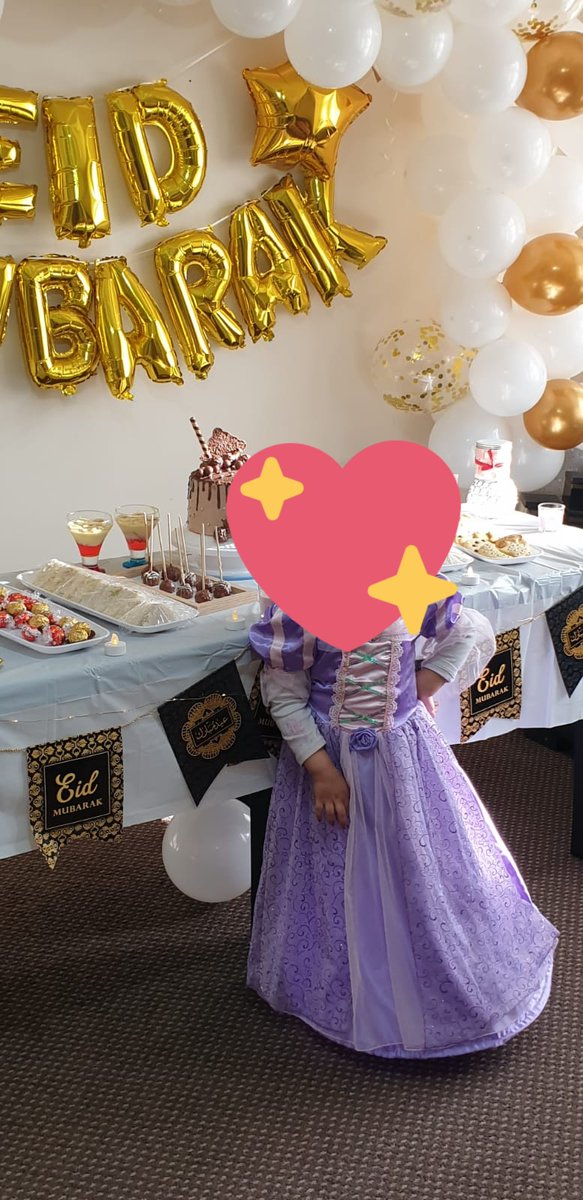 appreciation post for my 4 year old sister who dressed up as rapunzel and pronounces eid as 'eve'