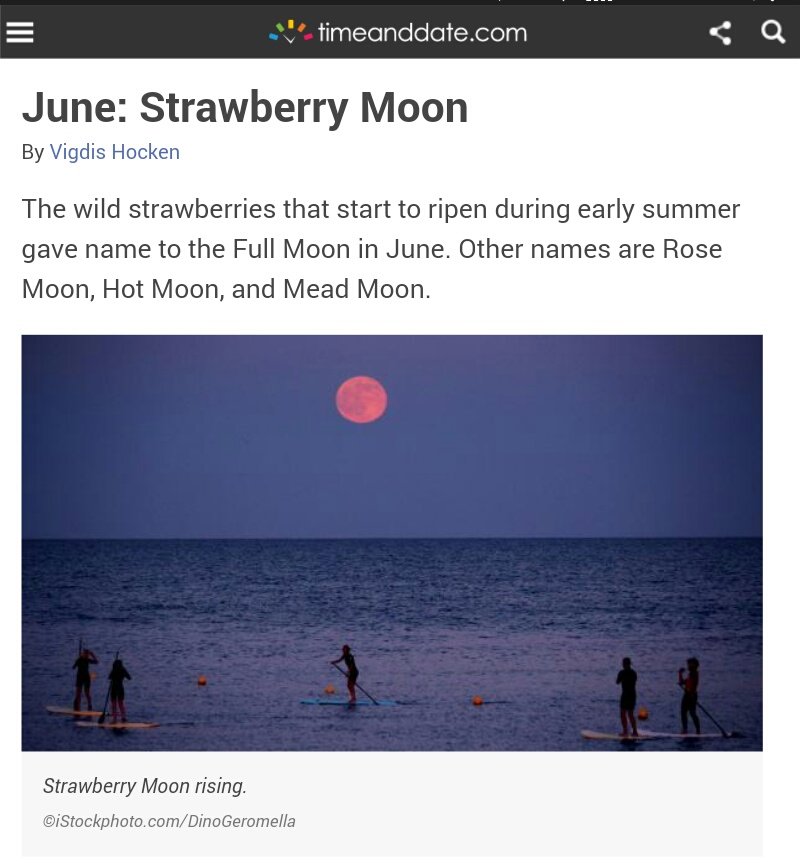 And so, my curiosity didn't stop there.  Back to the line "CRESCENT BECOME A FULL MOON". Let's go to the Full Moon part. So, When is the next FULL MOON??? JUNE 6,2020 Sat. And if you look at the data below (left side), it says STRAWBERRY MOON. STRAWBERRY? I only know Hongjoong