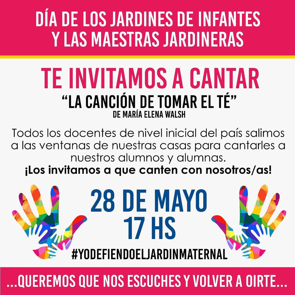 vgherpelli's tweet photo. #yodefiendoeljardinmaternal. @alferdez somos una actividad esencial  para las familias argentinas, atendiendo las necesidades básicas basadas en el amor y la contención...desde los 45 días de vida hasta los 4 años. En estos momentos más que nunca necesitamos ayuda del estado. https://t.co/Zh2S8CxRKQ