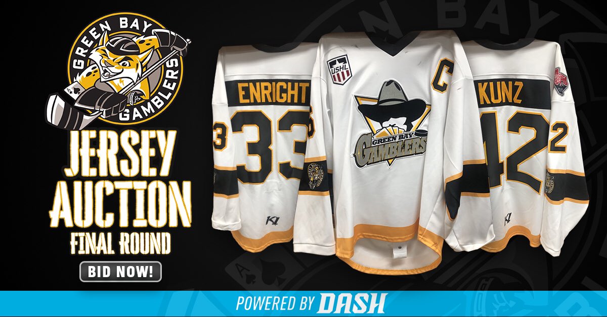 green bay gamblers jersey