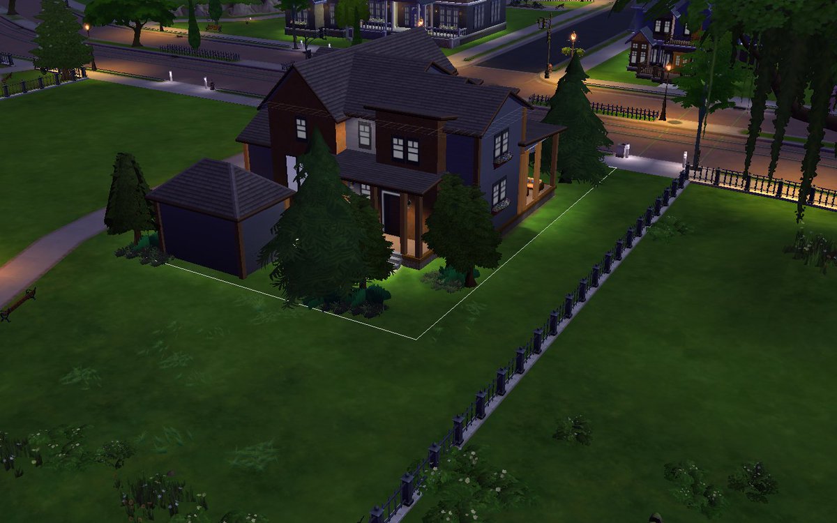 krittykus's tweet photo. Just built a new house! @lilsimsie , would love to see you do a modern rustic house! origin ID is @krittykus https://t.co/qfnJa4Fln6