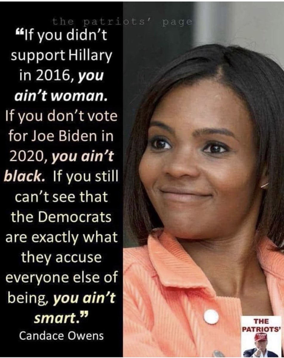 annyp0426's tweet photo. @biden #YouAintBlack keep voting blue! Wake up America #maga #trump2020 https://t.co/GvWy7njVJU