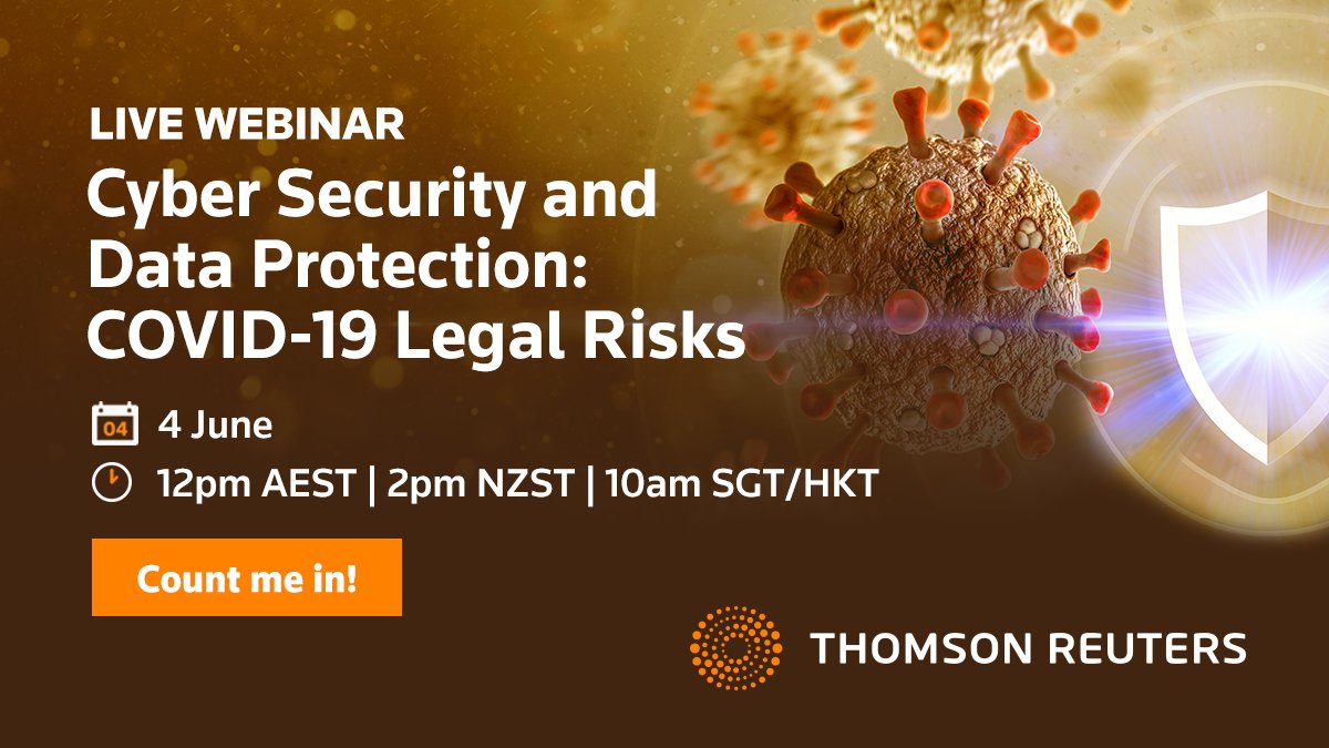 TRAUS's tweet photo. The legal industry has responded to the launch of the contact tracing app &amp; the legislation that has followed, but what can we learn from this and what does it signal about our attitudes to privacy? Find out on 4 June https://t.co/hbSLWHEM1A
#Cybersecurity #Compliance #DataBreach https://t.co/90eIrrjMyE