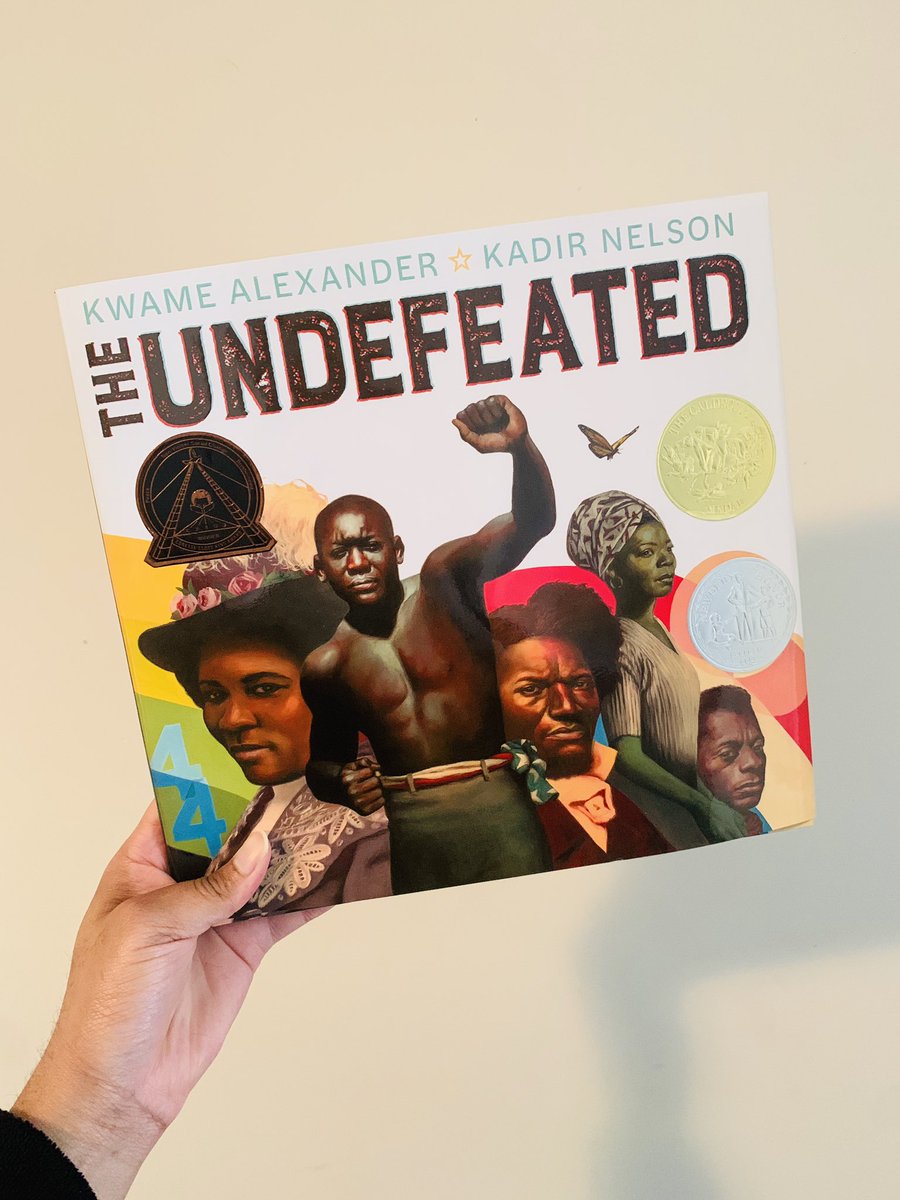 The Undefeated by Kwame Alexander, Illustrated by Kadir Nelson (Picture book)“Originally performed for ESPN's The Undefeated, this poem is a love letter to black life in the United States.”