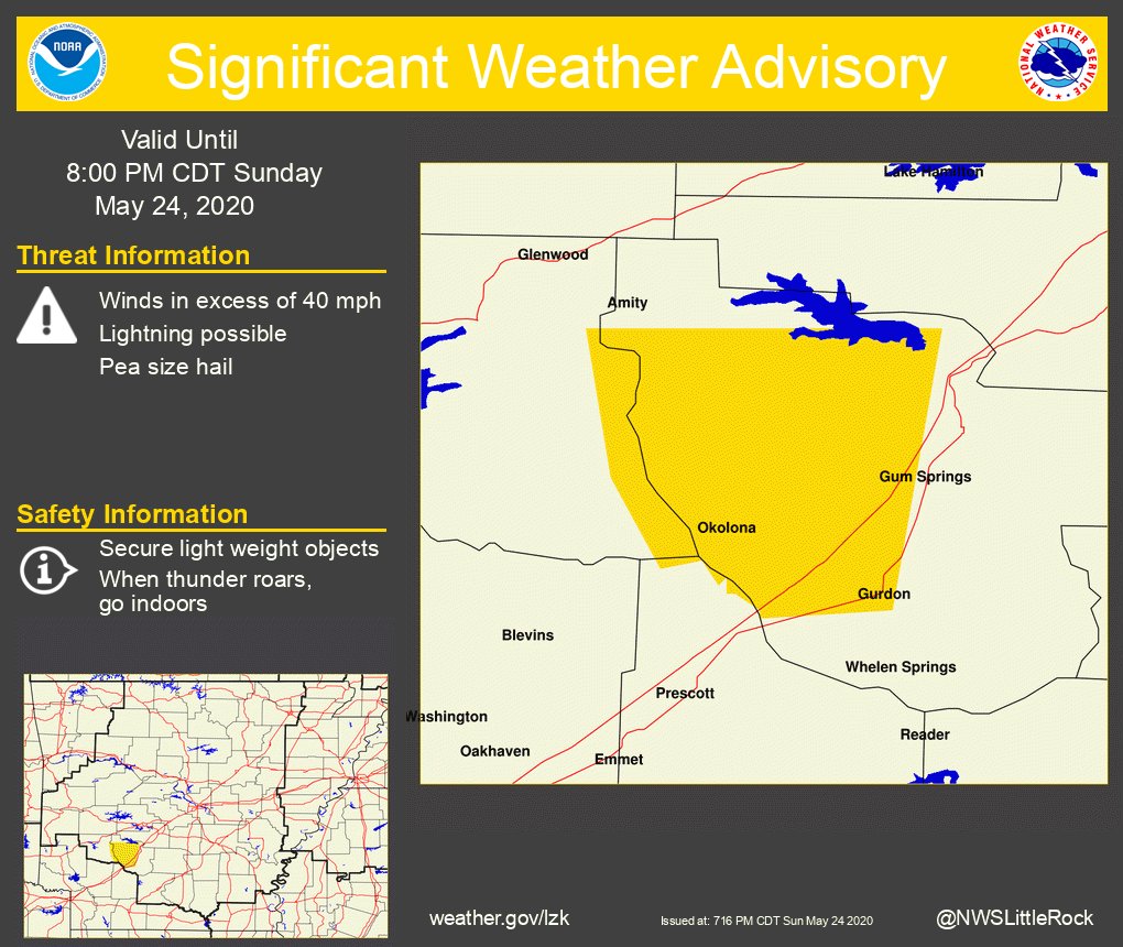 Significant Weather Advisory for Western Clark and Southeastern Pike