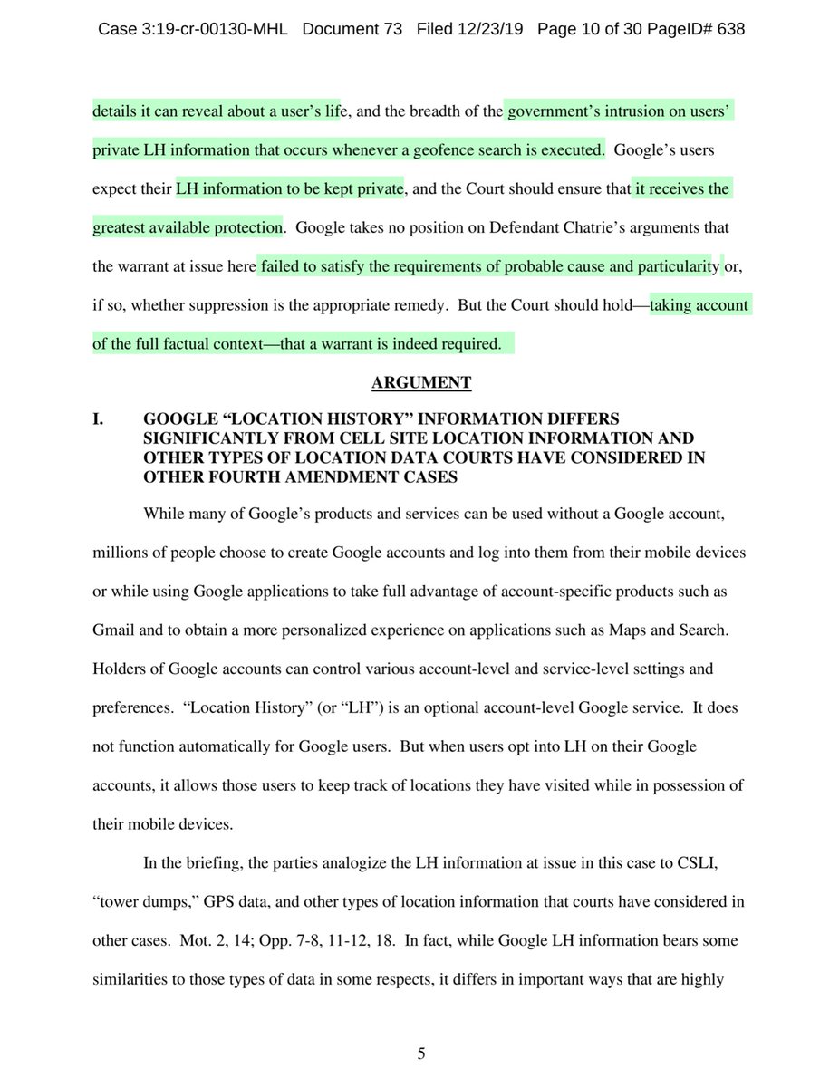 Again it’s not really about a bank robbery - this is about constitutional protections, data privacy & the astronomical rise & reliance of LE for these kind of “overly broad warrants” - hence civil liberties at play.Sharing is caring & I saved you $3.00 https://drive.google.com/file/d/14UNE_B8gpQh3-K0RUPfj30rIouKAIBXJ/view?usp=drivesdk