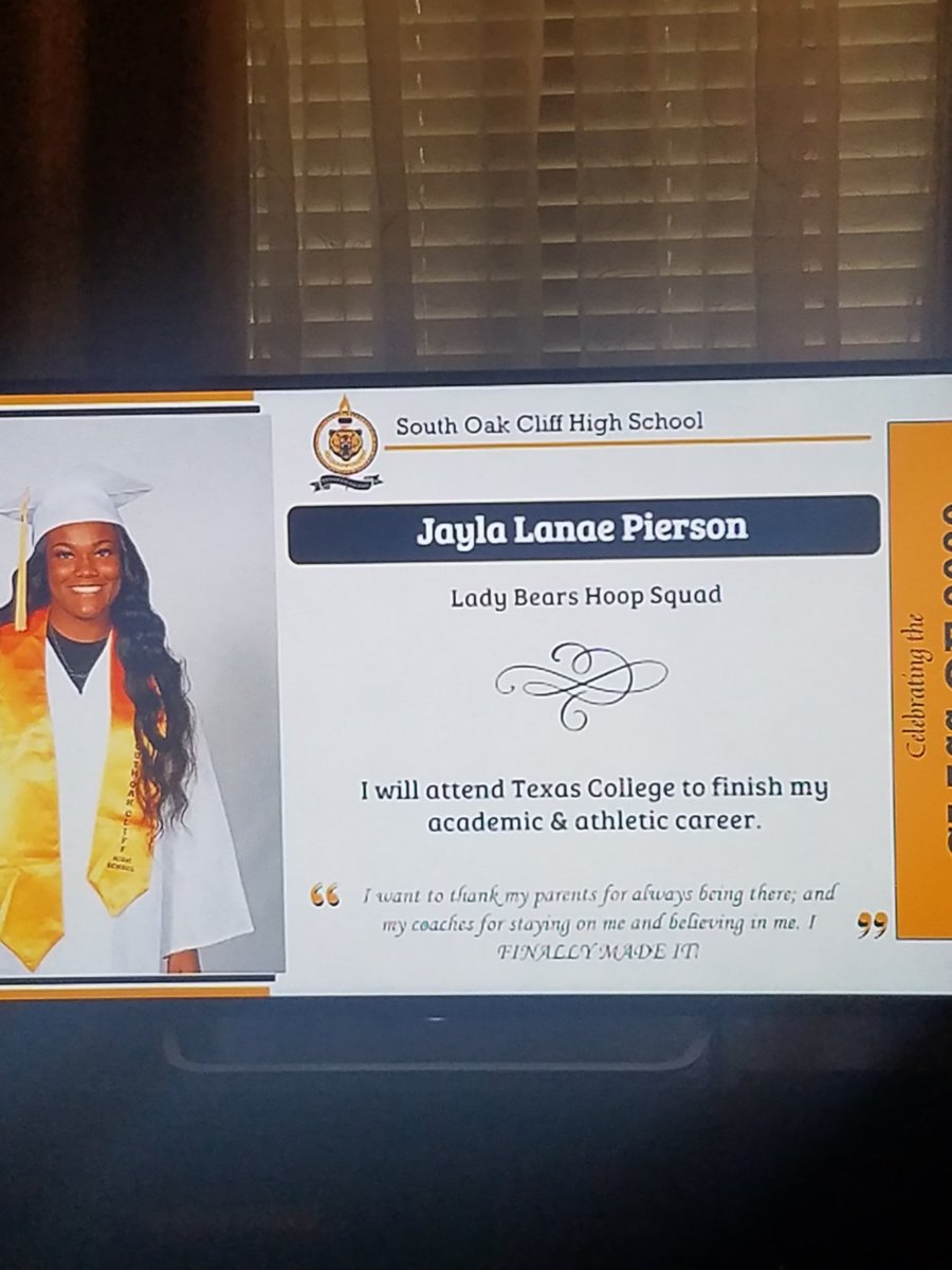 JackiePierson4's tweet photo. Congratulations Jayla https://t.co/51plVFhgGv