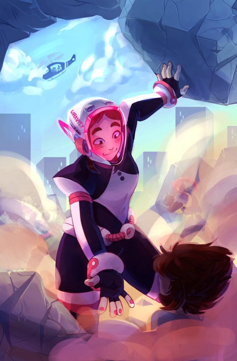 AAAAAAAH! YES!! I CAN FINALLY POST THIS!! :D!!! THANKS TO EVERYONE WHO BOUGHT THIS ZINE N TO THE MODS FOR TAKING ME IN MIND!! 

#bnha #MyHeroAcadamia #BokuNoHeroAcademia #urarakaochako