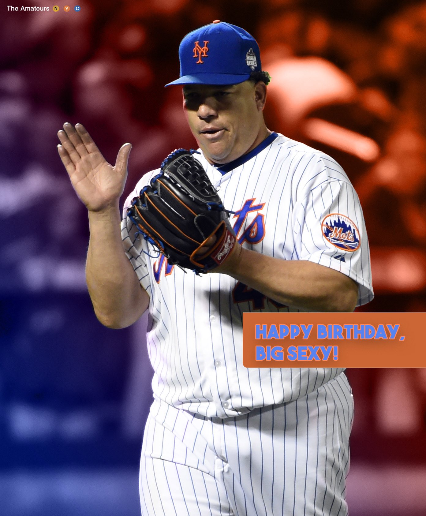 Happy Birthday to Bartolo Colon! fans do you think the Wilpons will cheap out on this fan favorite? 