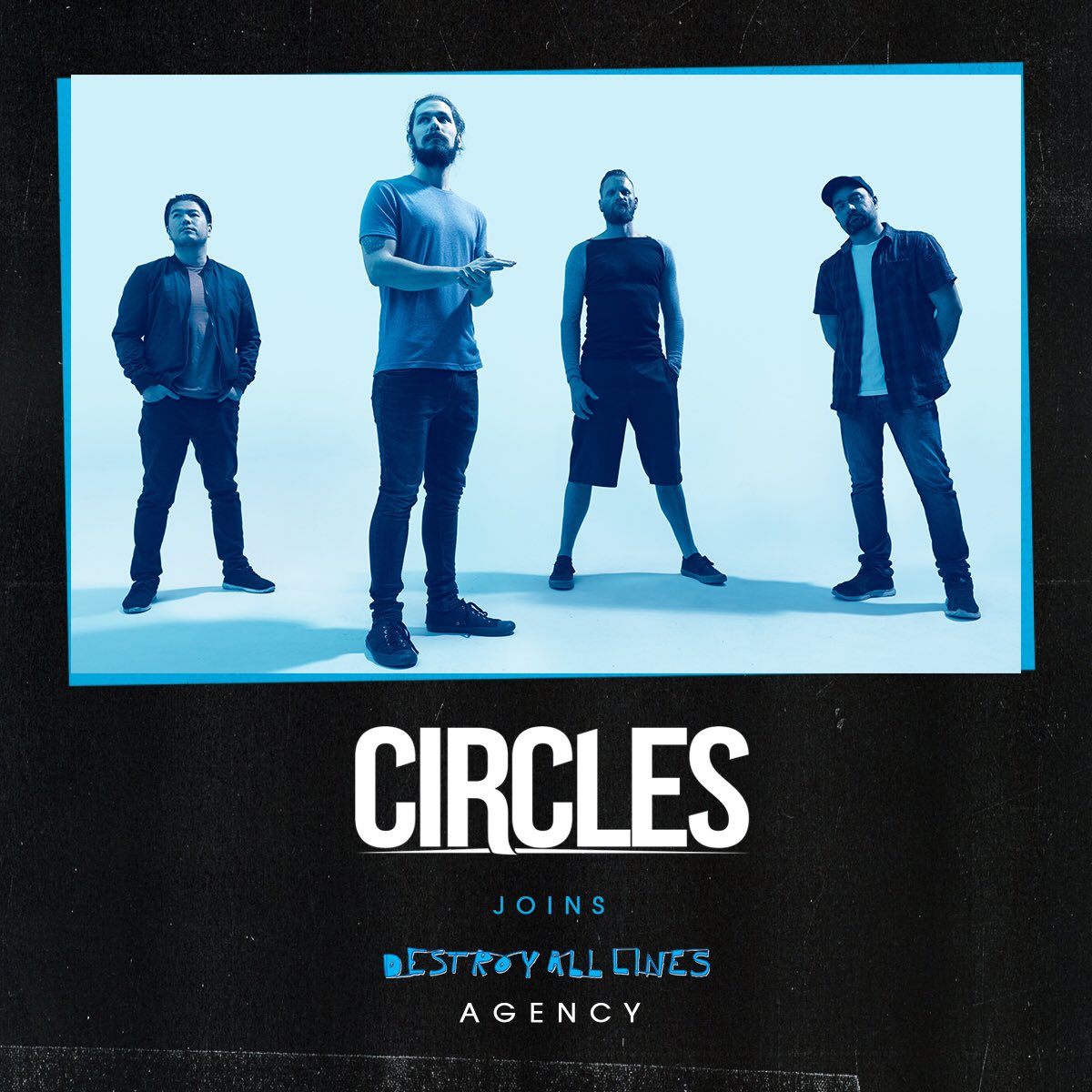 Stoked to announce we’re joining <a href="/destroyalllines/">Destroy All Lines</a> agency alongside some killer artists including <a href="/CaligulasHorse/">Caligula's Horse</a> , <a href="/PolarisAus/">P O L A R I S</a> , <a href="/EbonivoryBand/">Ebonivory</a>  just to name a few. It’s very exciting to be working with an agency who makes such an incredible impact on our live music scene