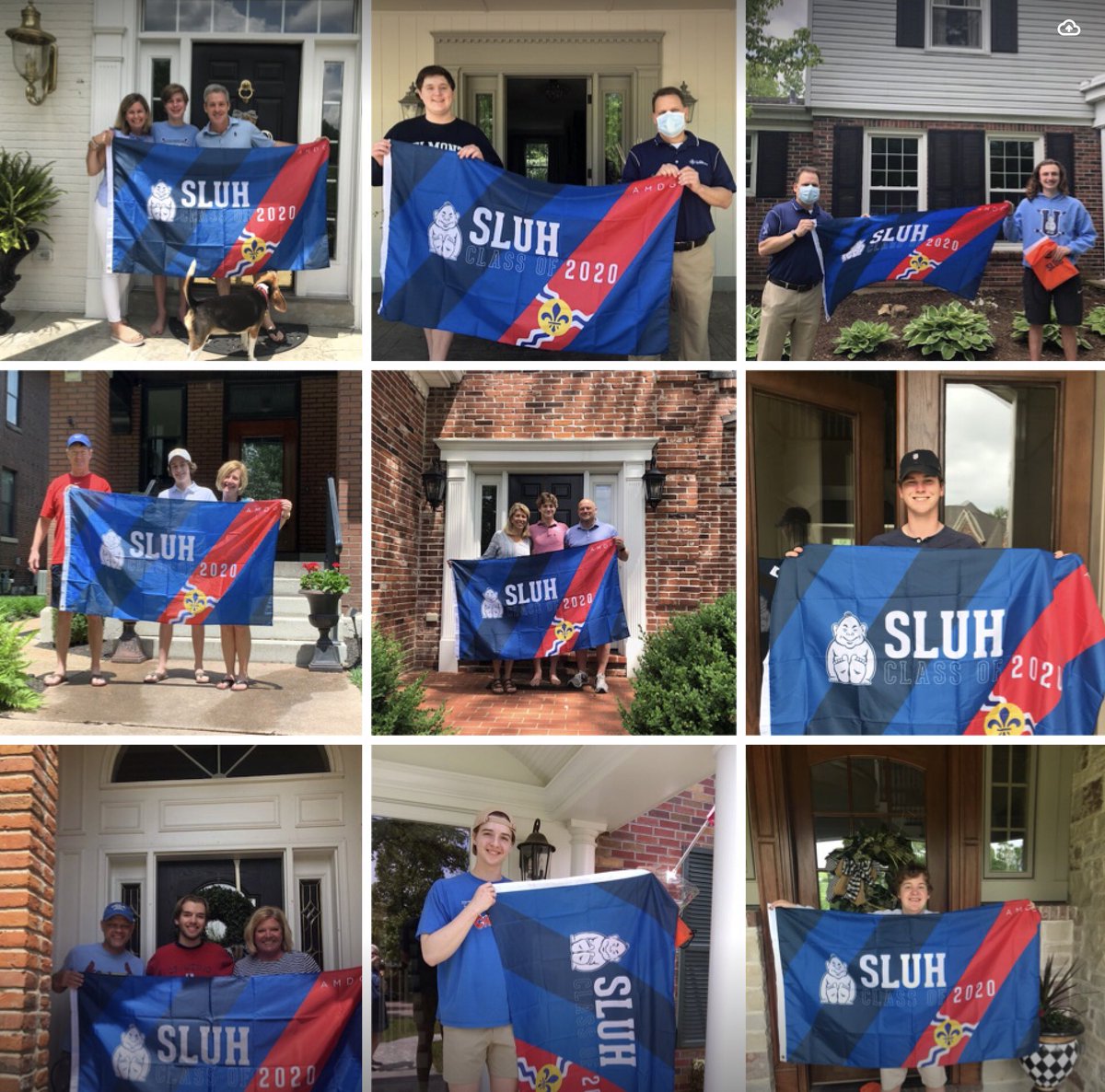 So many great photos pouring in from our volunteers who delivered caring messages and flags to honor our graduates. Check out more photos on newly launched webpage to honor these special Jr Bills sluh.org/classof2020